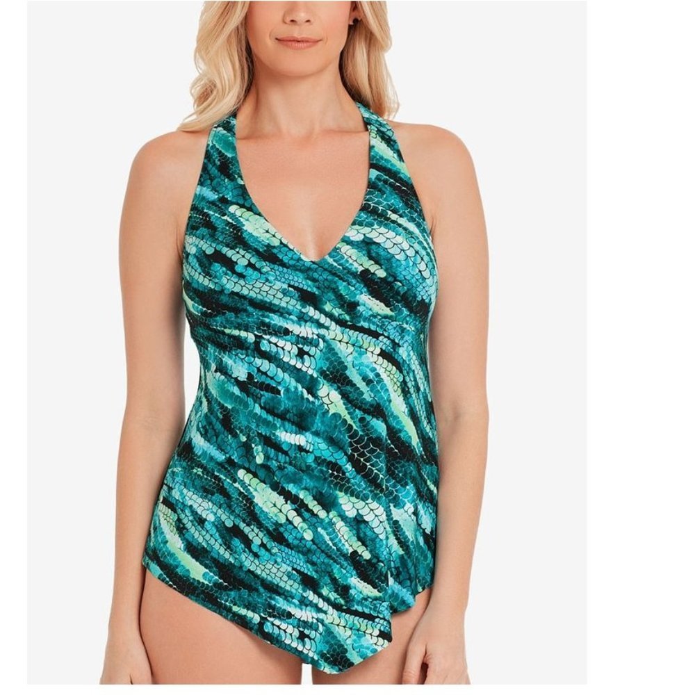 🔥HP Magicsuit Aquarius Taylor Printed Tankini Top